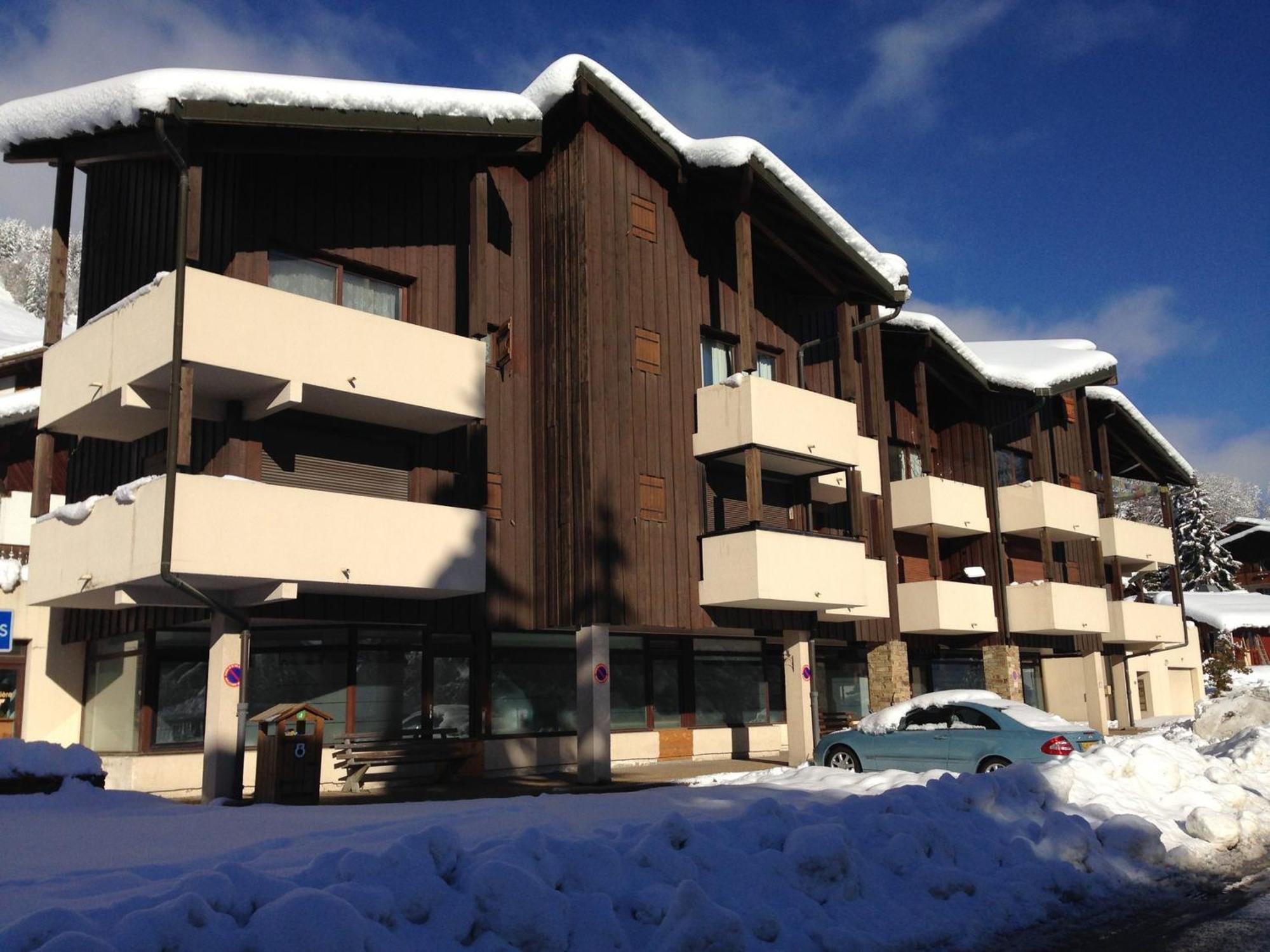 Duplex 3 Pieces Aux Gets, Proche Pistes Avec Parking Et Wifi - Fr-1-598-23 Apartment Les Gets Bagian luar foto